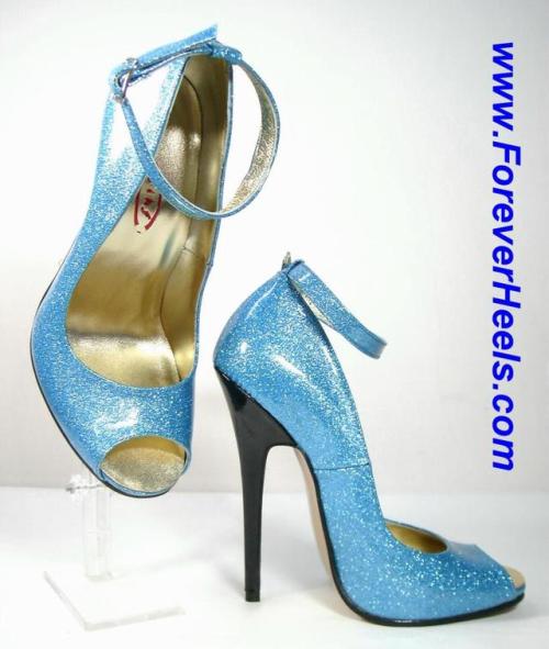 www.ForeverHeels.com Style CHB, Open Toe High Heel Pumps - Rounded Open Toes is classic and attracti