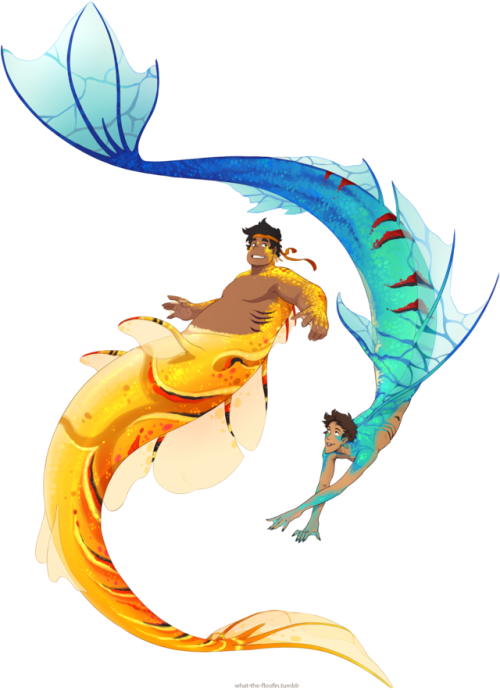 what-the-floofin:Some mers! Because why the heck not! They’ve each got oceanic themes to their desig
