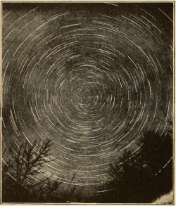 nemfrog:  “Cicrcumpolar star trails photographed at Yerkes Observatory.” Descriptive astronomy. 1921.