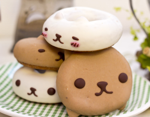 fuckyeahdesserts:  Capybara donuts from Japan. Photo by Japanresor (CC BY-SA).