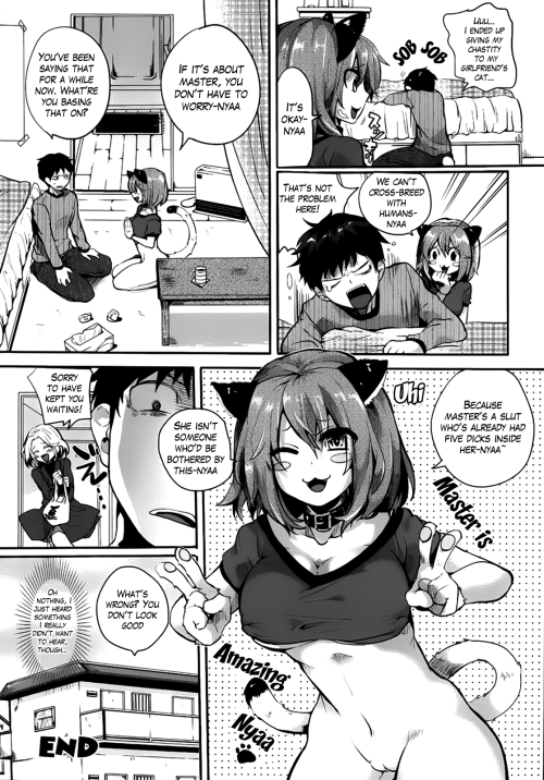 kittykurimu: hentaibeats: Going Into Heat Like a Cat - Doumou - 2/2 Click here for part 1! Click h