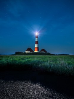 landture:  Westerhever lighthouse by ckeller