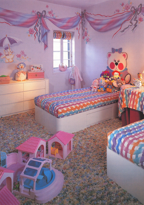 newwavearch90: Children’s bedroom by Richard Johnson (early 1990s)Scanned from ‘The