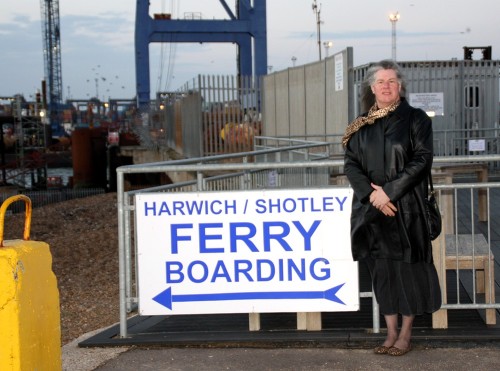 Landguard Point, near Felixstowe, on Wednesday 8th October 2014.