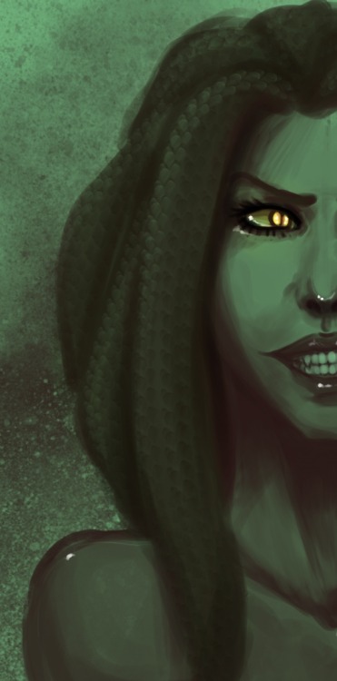 “Medusa” For the Facebook group again ^_^ Speedpaint