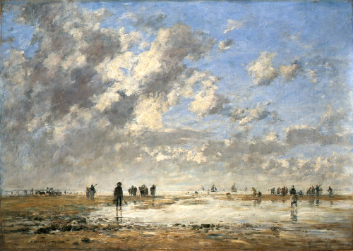 Marée basse à Etaples - Eugène Boudin - 1886 