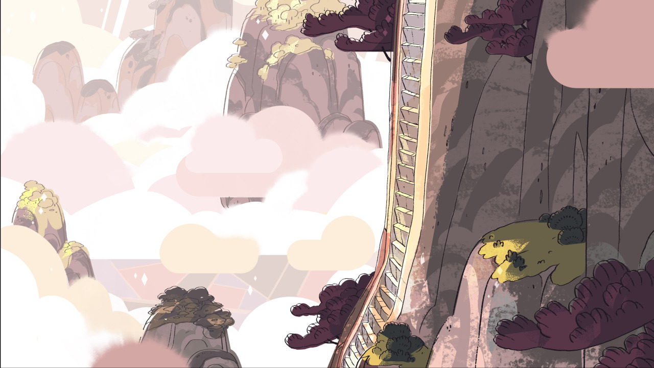 A selection of Backgrounds from the Steven Universe episode: &ldquo;Giant Woman&rdquo;