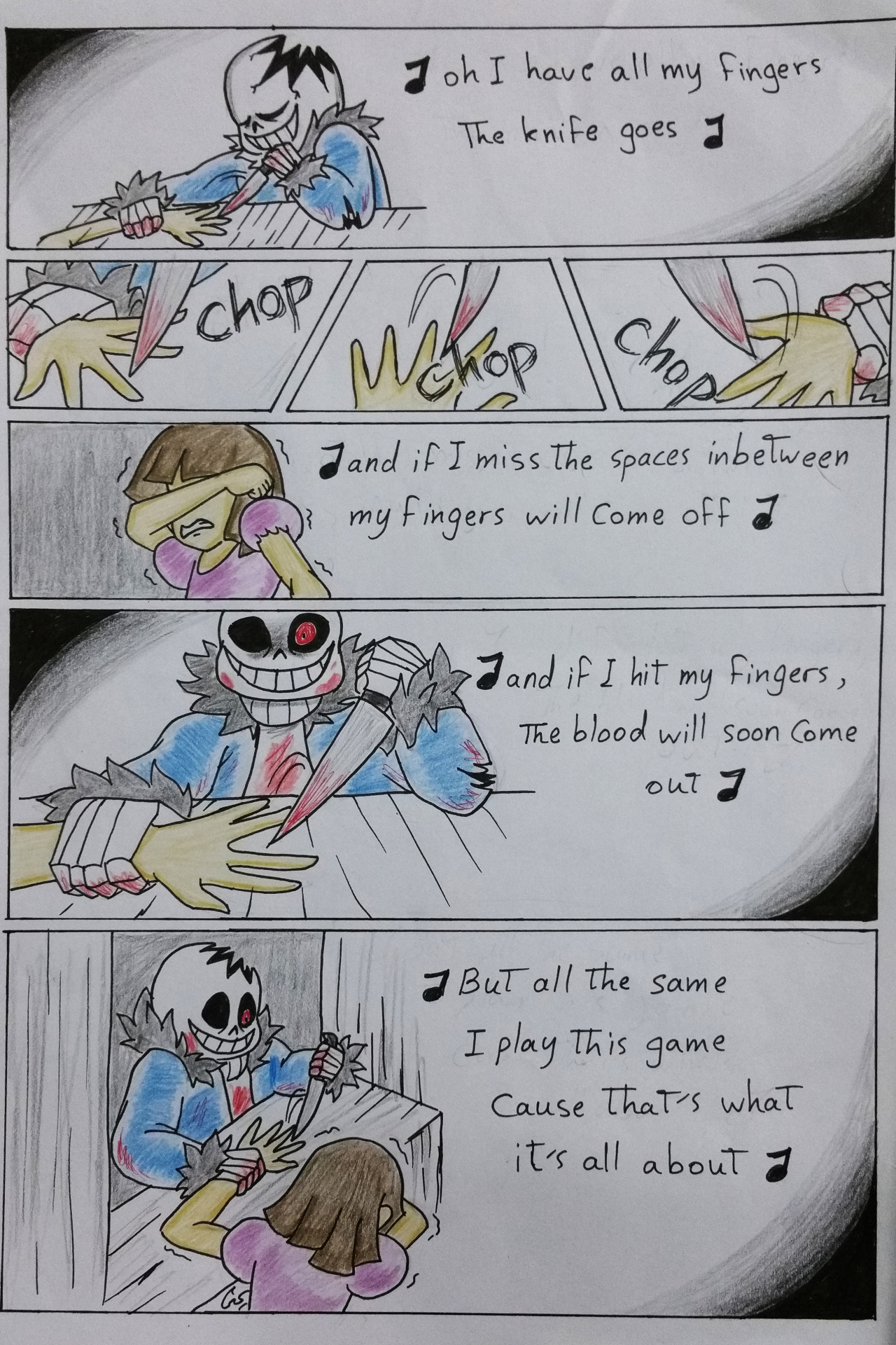 The Knife GameHorrortale!Sans x Reader by ClanWarrior on DeviantArt