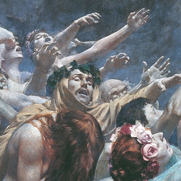 momomida:  Hermes, conductor of souls into the afterlife Art: The Souls of Acheron