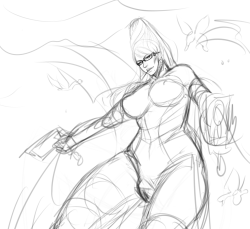 steffydoodles:Bayonetta work to come in the