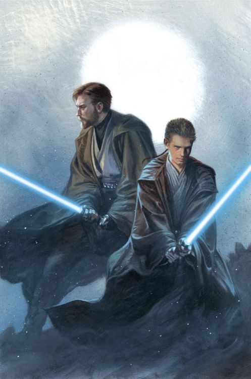 hoopnod:  Obi-Wan Kenobi &amp; Anakin Skywalker by Gabriele Dell'Otto