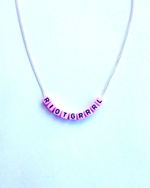 Riot Grrrl Necklace from catfightback.com