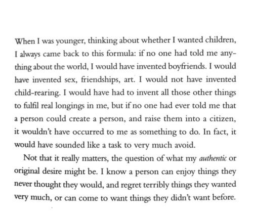 days-of-reading:Sheila Heti, Motherhood