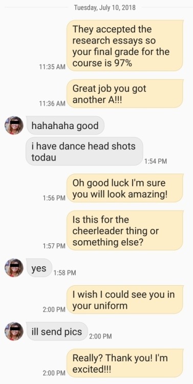 Omg look how upset she got when she thought for a moment she might not get credit for one of the assignments I did for her. She didn’t even do any of the work lol! But she expects me to get her an A in every class.  Miss Madison is just a spoiled