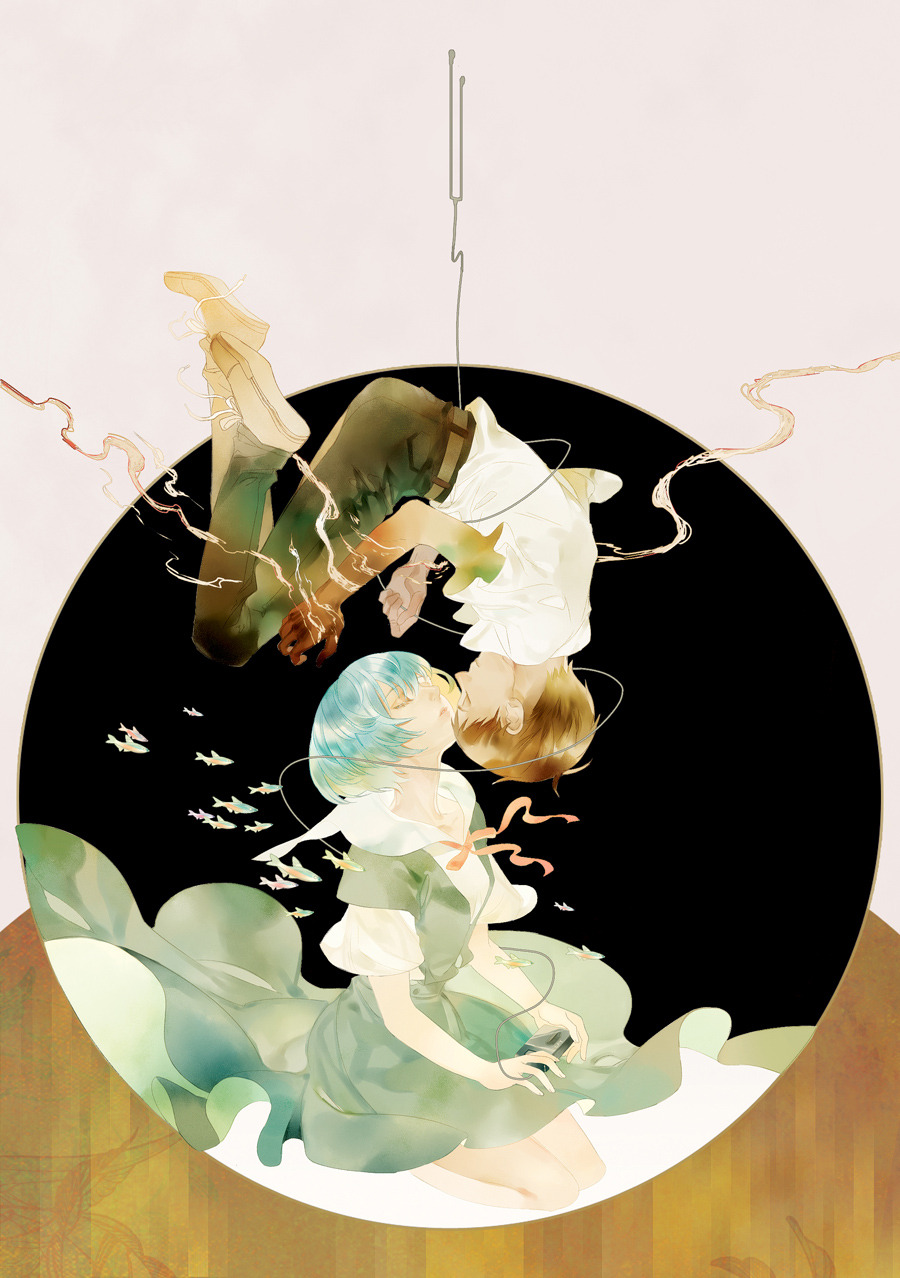 cyanparade:  For KINDERSZENEN, a Neon Genesis Evangelion fan bookThank you for the