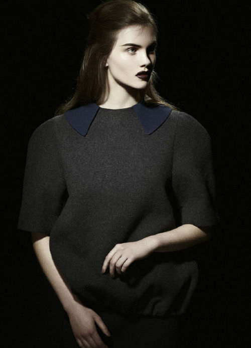 darkclothes:  julija steponaviciute in “a place in the sun” for dansk magazine #26, photographed by lowe seger