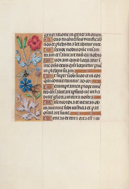 cma-medieval-art: Hours of Queen Isabella the Catholic, Queen of Spain: Fol. 128v, Master of the Fir