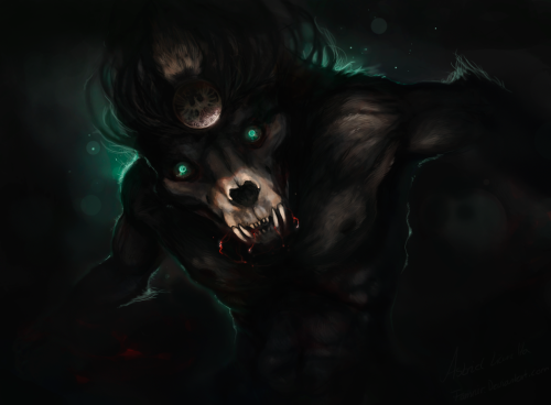 awesomedigitalart:  Wolf by Famnir