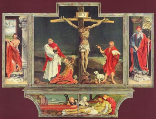 The Isenheim Altarpiece, 1516, Matthias GrunewaldMedium: oil,panel