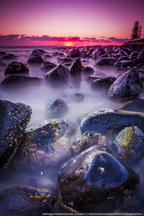 Porn Pics drxgonfly:Sunrise Burleigh Heads Beach Gold