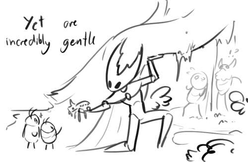 fly-sky-high-hollow-knight:chipper-smol:Hello this is “Pleasant Beginnings” AU where PK saw the prob