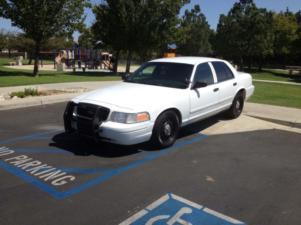 I got a couple request to see my cop car. Here it is, my 08, p71, crown vic, retired