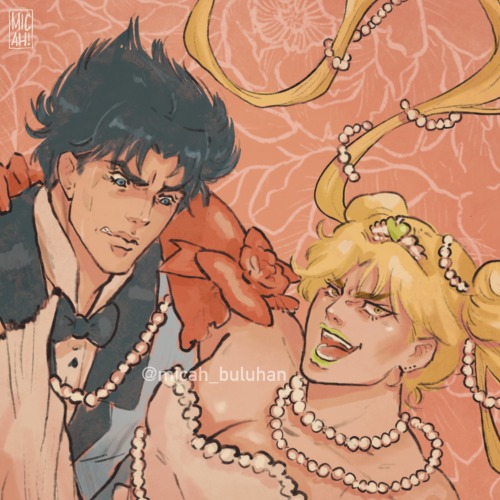 bio-at:friend: [inexplicably draws dio as sailor moon one time]me, offhandedly: you should draw jona