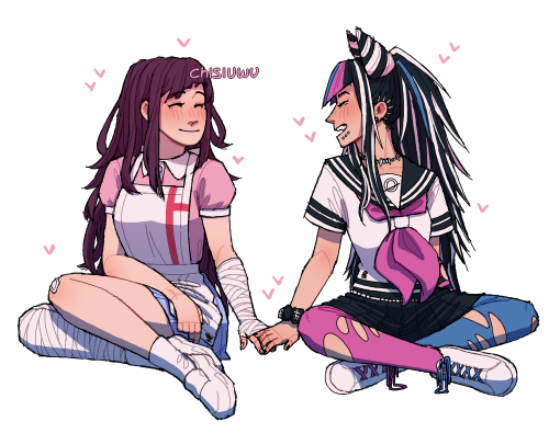 chisiuwu:  my fave sdr2 girls……… they’re girlfriends :)