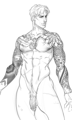 tofunutsyo:  did i draw a dick just so i could post this on this blog? yes, yes i dida small ref for carlo’s tats, mainly for my own use, that should have been done AGES ago❇Do not remove caption.  Do not tag as “me”, for your OC, or for fandom.❇