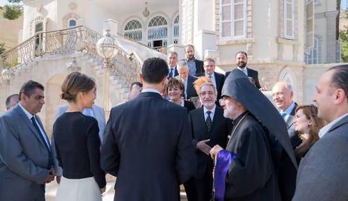 qrsyria: Syria | Damascus President Bashar Al Assad and First Lady Asma Al Assad host Armenian deleg