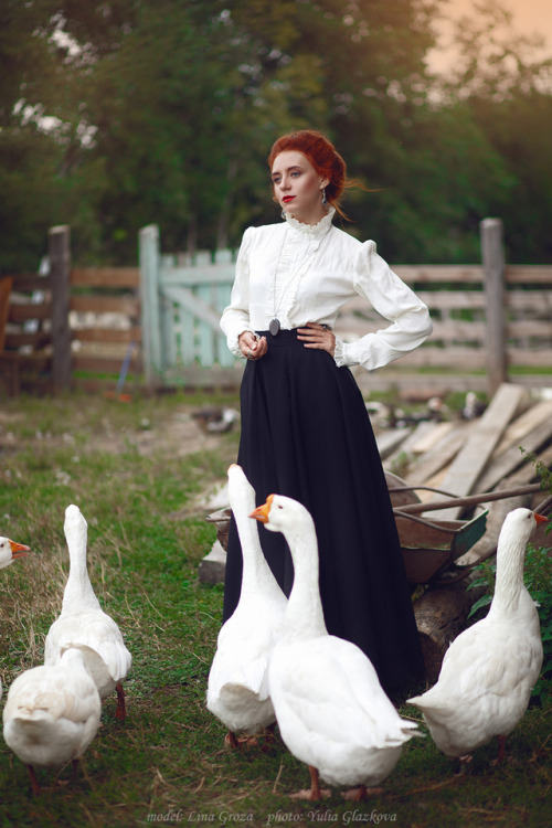 “The Witch and her goats.“ Part IThe Witch turns bad men into farm animals  Photo - Yulia Glaz