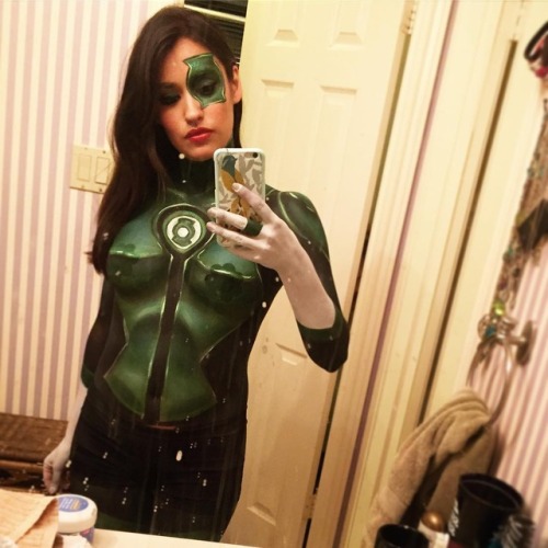 Jessica Cruz bodypaint by Maddie Mason and Azul5051 (Jose Guajardo)