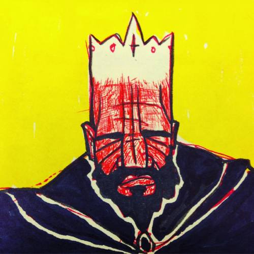 Uneasy Lies The Head That Wears A Crown #stickynotes #shakespeare #doodle #drawing #dibujo #diles