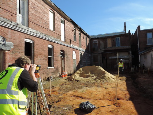 WEEK 15 This past week we spent most of our time on site, digging to find the existing pipes an