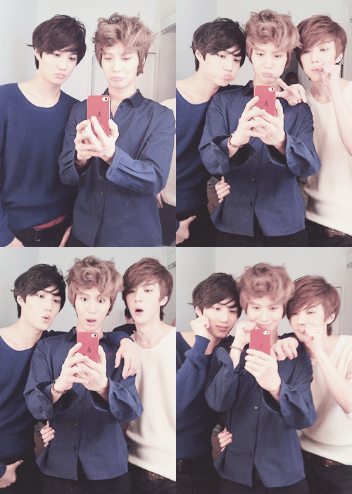 kaimint:  selcas with taekaihun 