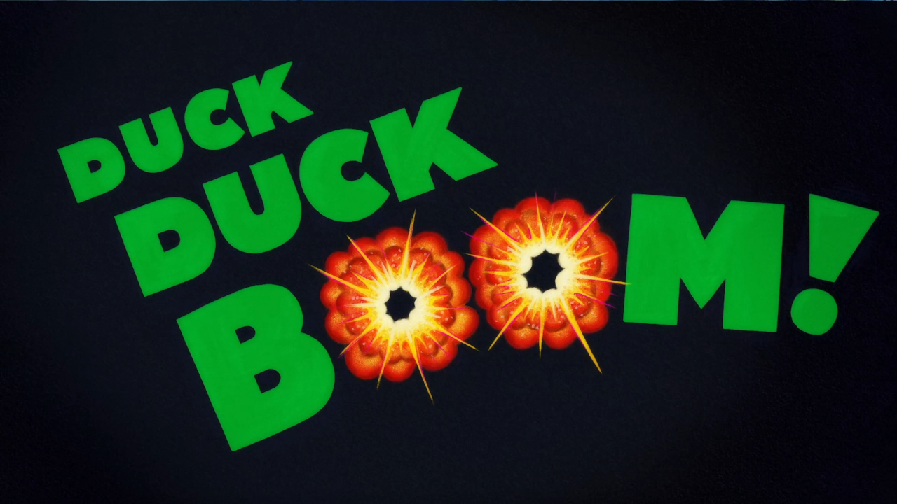 Duck Duck BOOM! title card