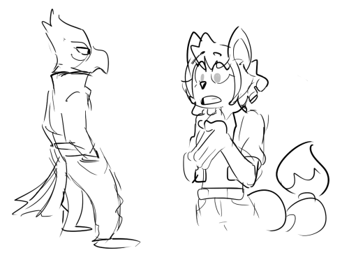 these pictures were kinda good they were test draws to see if i knew how to draw the characters and 