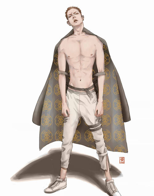 blablablayaoi:  Tianshan mode ♥In these works I was practicing new ways of painting from grayscale and then adding the color