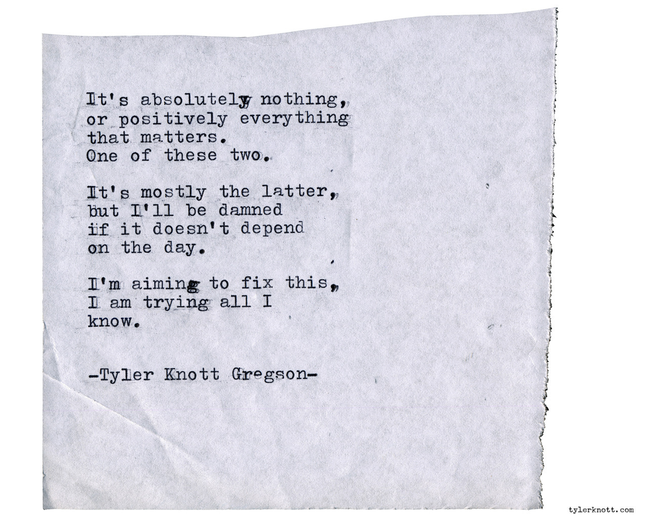 Tyler Knott Gregson