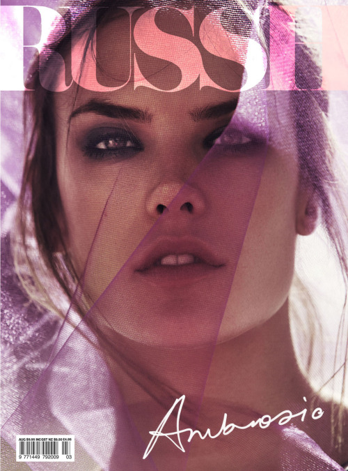 Alessandra Ambrosio by Will Davidson, RUSSH Magazine, July 2010 Cover