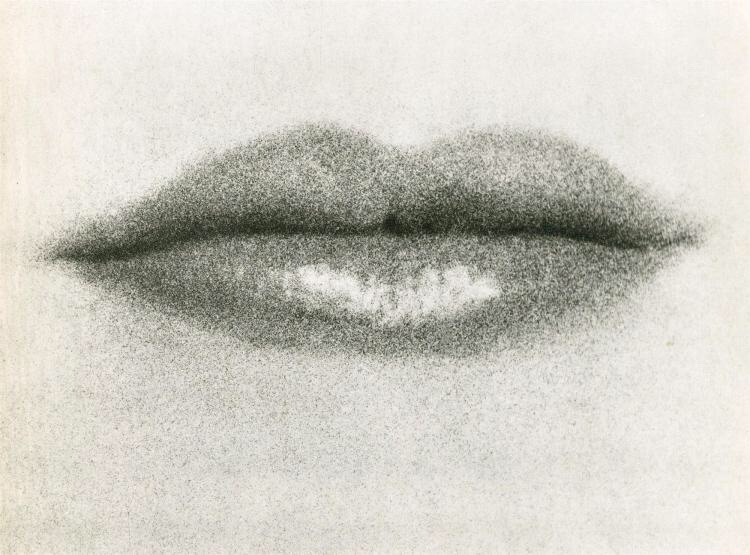 zzzze:  Man Ray (American, 1890 - 1976) “Lips&quot;. vintage photogravure.