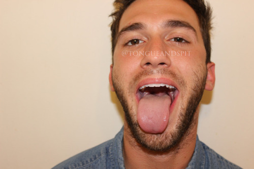 My friend Adam Rainman showing his tongue. porn pictures