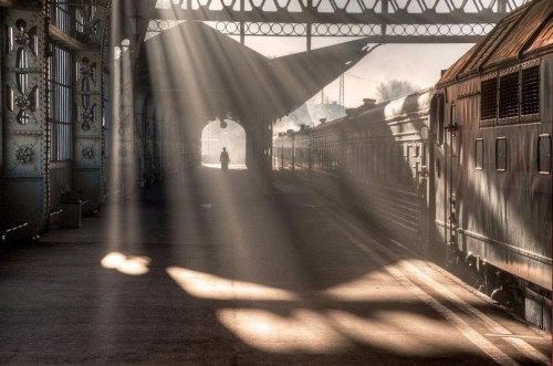 iridescentblue:good-bye by bob hicok // vitebsky railway station // vincent van gogh (x) // i s