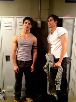 xjakeinfinite:  teenwolf:  Sometimes Jeff Davis sends you an email with the subject line “Tyler and Daniel bring the sexy” and then this is inside.  bby 
