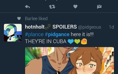 She liked THIS, GUYS, SHE LIKED THIS HUMBLE PLANCE ART THAT BARELY HIT 200 LIKES I DON&rsquo;T DESER