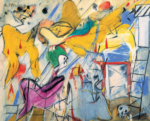 artist-dekooning:  Abstraction, Willem de Kooning www.wikiart.org/en/willem-de-kooning/abstr