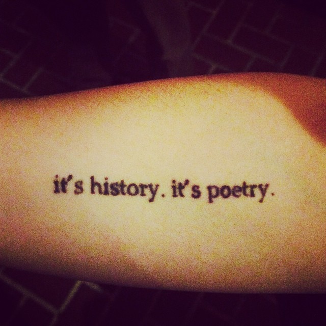 fishingboatproceeds:  Lovely tattoo from CitR on the arm of @lizziegartrell. 