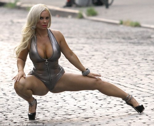 mrfab90:  Nicole Coco Austin in a silver porn pictures