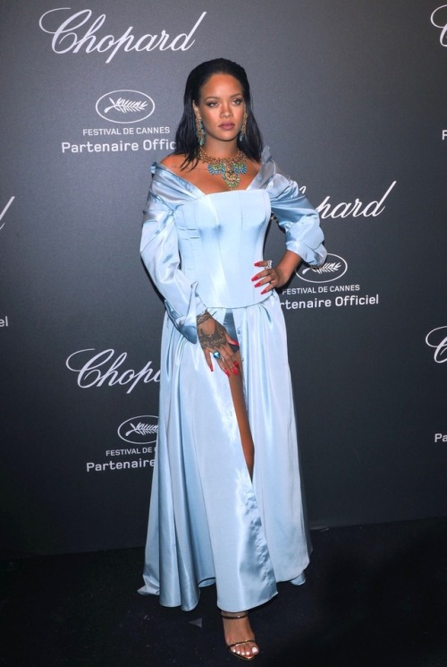 Rihanna at the Chopard Space Party in Cannes, France (May 19)