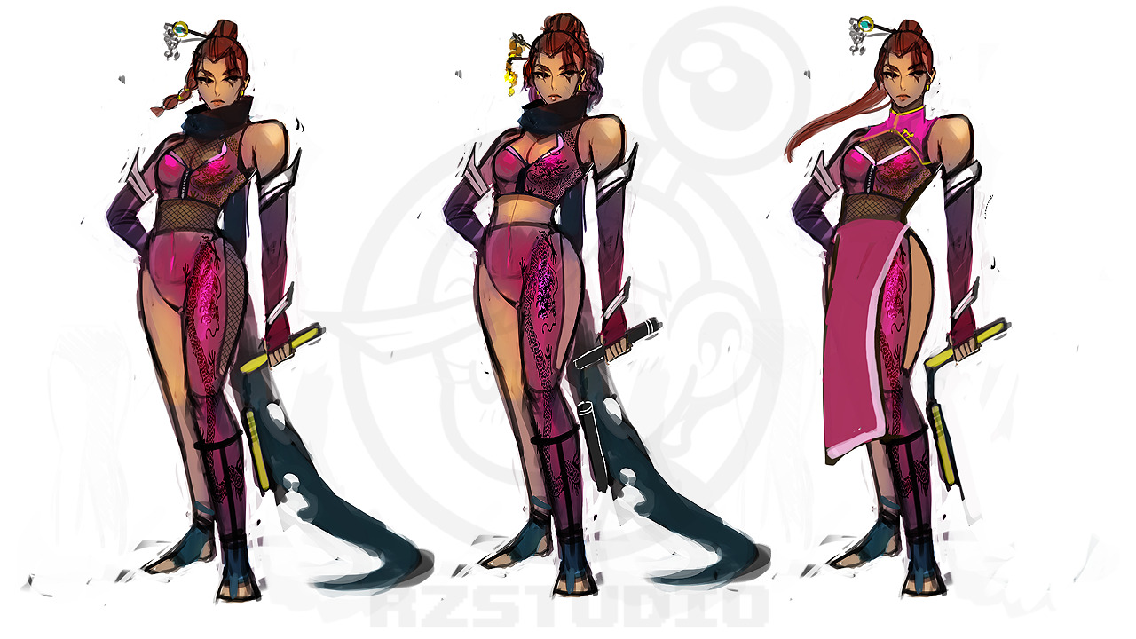 rzstudio:  Here are the Kim Wu Concepts that were shown from the video :) These are